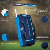 SG Combopak 1.0 Wheelie Cricket Kitbag - Best Price online Prokicksports.com