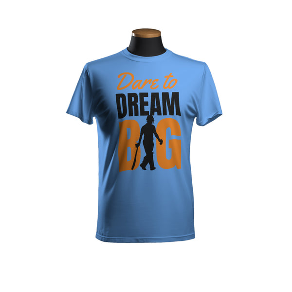 Prokick Printed Round Neck T-Shirt for Men and Women - Dare to Dream Big
