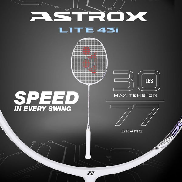 Yonex Astrox Lite 43i Strung Badminton Racquet | Lightweight Head Heavy Racquet