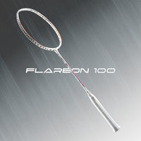 Hundred Flareon 100 Badminton Racket (Strung) | Carbon Fiber Frame | Speed Racket for Fast Swings with Full Cover | Max Tension 30 lbs - Best Price online Prokicksports.com