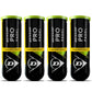 Dunlop Pro Padel Tournament Quality Balls Dozen (4 Cans) - Best Price online Prokicksports.com