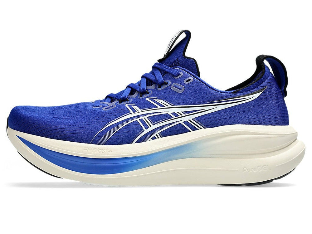 Asics Gel-Nimbus 28 Men’s Running Shoes | Run on Clouds, Max Cushioning, FF Blast Plus Softness, PureGEL Landings, Breathable Engineered Knit, Smooth Long-Distance Comfort