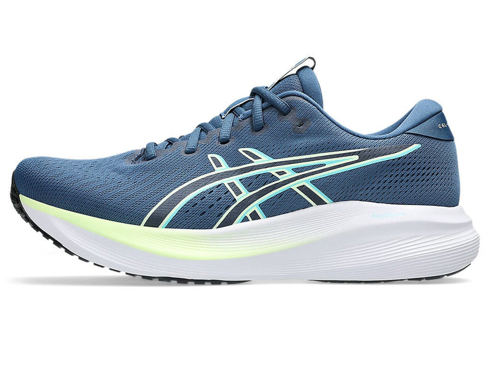 Asics Gel-Excite 11 Men’s Running Shoes | Grand Shark/Illuminate Yellow, Synthetic Fibre Upper, Rubber Outsole, Everyday Running & Training Shoes