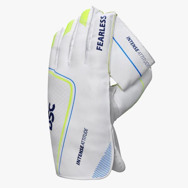 DSC Condor Attitude Wicket Keeping Gloves | Rubber-Faced Palm, PVC Cuffs & Cotton Lining