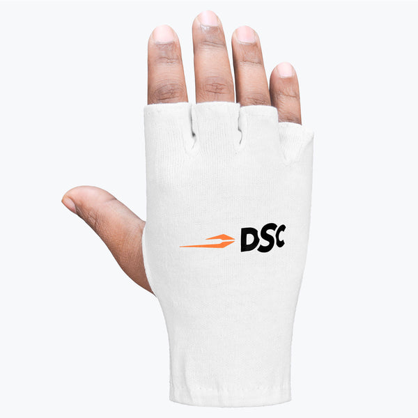 DSC Attitude Batting Inner Gloves | Premium Cotton, Fast Sweat Absorption | White