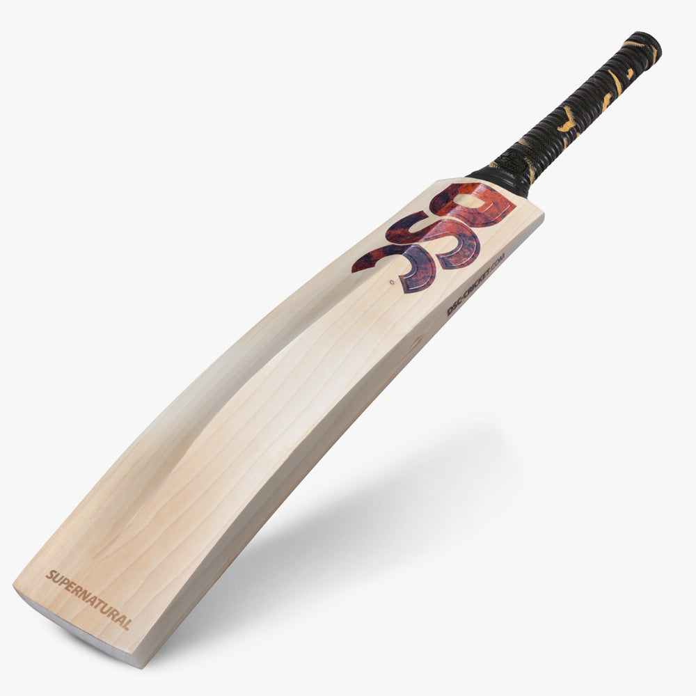 DSC Super Natural English Willow Cricket Bat (Rust Brown) - SH | Rare Hand-Selected Willow & Exceptional Grain
