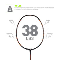 Apacs Dual Power Speed Badminton Racquet – Unstrung, Lightweight Graphite Frame, High Tension Support, Power & Speed Balance, With Cover Included - Best Price online Prokicksports.com