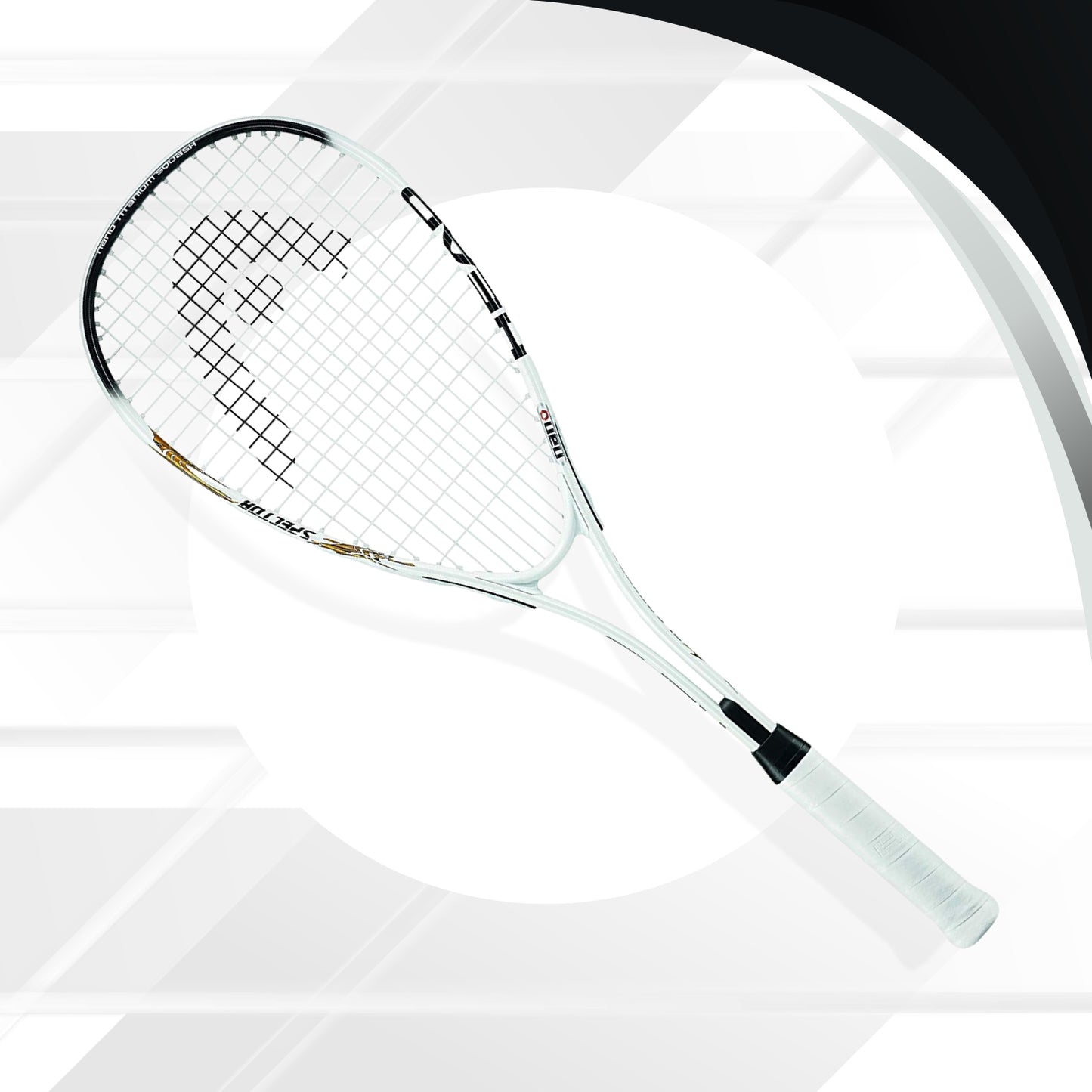 HEAD Nano Ti Spector 2.0 Squash Racquet - Black/White - Best Price online Prokicksports.com