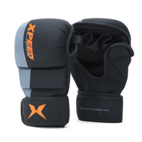 XPEED XP 1504 Striking Grappling Training Gloves | Premium PU Material | Full Wrap-Around Wrist Support | Multi-Purpose MMA & Martial Arts Gloves - Best Price online Prokicksports.com