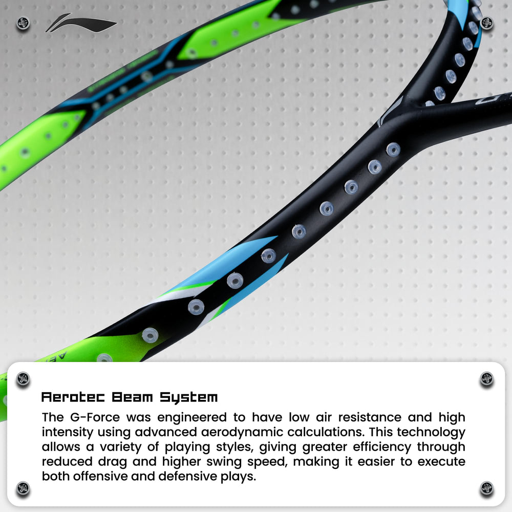 Li-ning G-Force 8900 Extra Strong Strung Badminton Racquet with Full Cover | 3U | BWF Approved Training & Match Racquet - Best Price online Prokicksports.com
