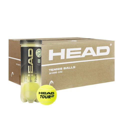 Head Tour XT Tennis Balls Carton (24 Cans) - Best Price online Prokicksports.com