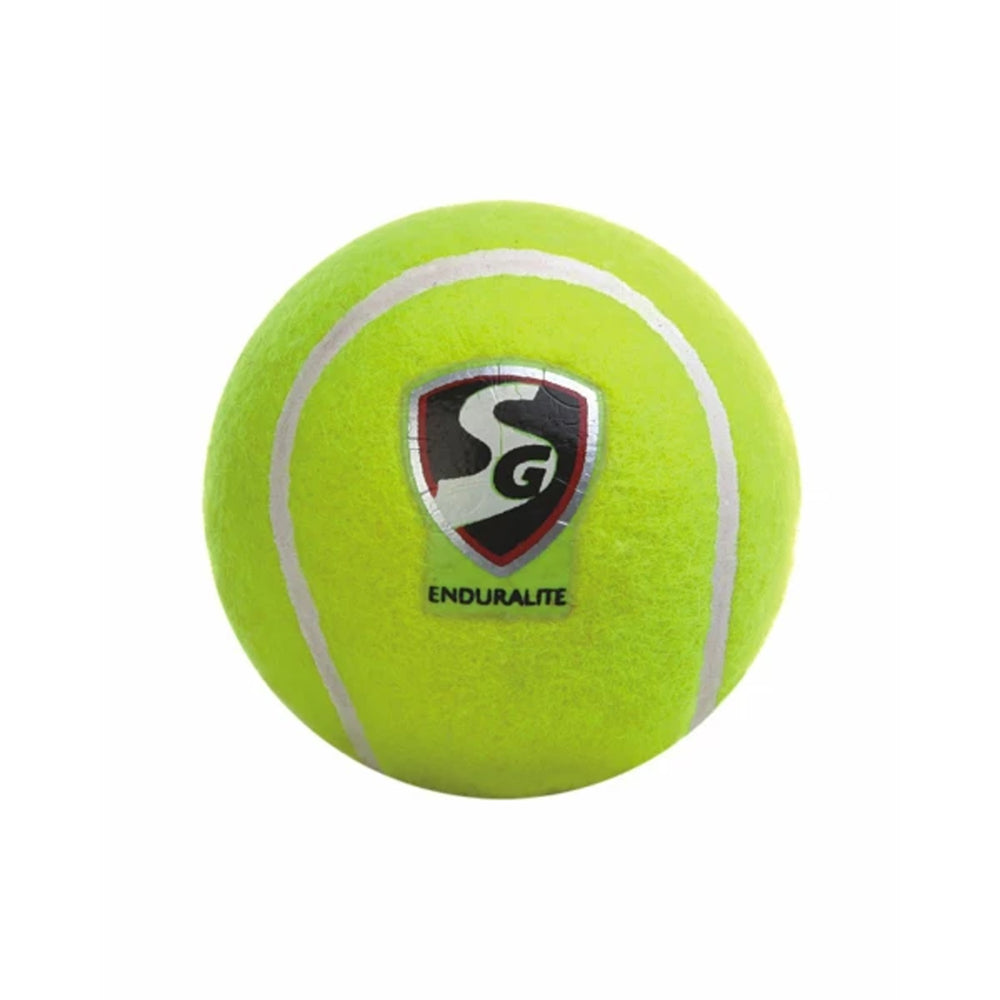 SG Enduralite Cricket Tennis Ball, 1Pc - Yellow