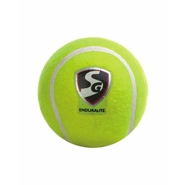 SG Enduralite Cricket Tennis Ball, 1Pc - Yellow