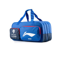 Li-Ning ABDU443-2 (6 in 1) Badminton Racket Kit Bag (Blue) | Dual Compartment Professional Kit Bag | Monarch Series - Best Price online Prokicksports.com