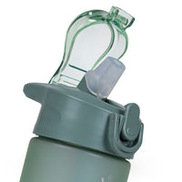 Vector X 600ML Plastic Sports Water Bottle | Leak-Proof Flip Top Cap | Non-Toxic BPA Free | Hydration Bottle with Easy Carry Handle & Volume Markings - Best Price online Prokicksports.com