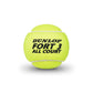 Dunlop Fort All Court Tennis Balls Can, Yellow (1 Can) - Best Price online Prokicksports.com
