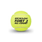 Dunlop Fort All Court Tennis Balls Carton, Yellow (24 Cans) - Best Price online Prokicksports.com