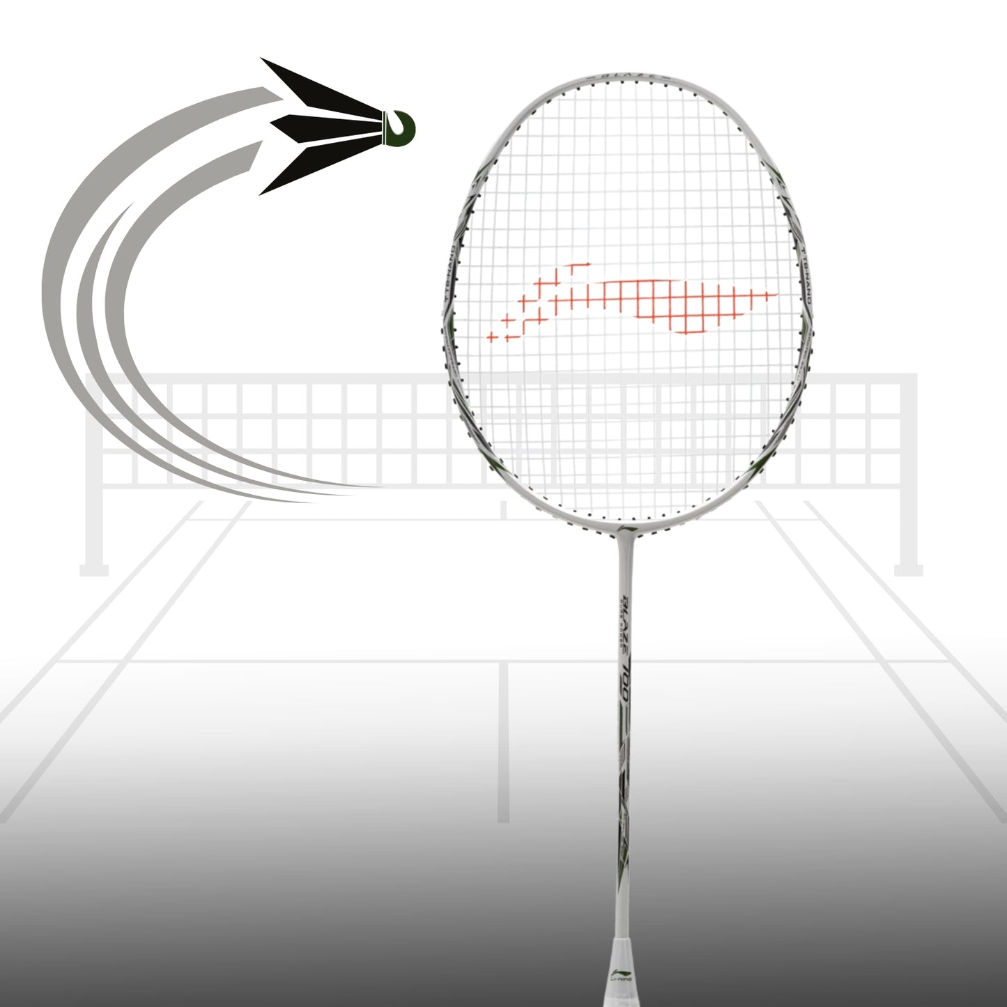 Li-Ning BLAZE 100 Strung Badminton Racquet, 78g - Best Price online Prokicksports.com