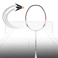 Li-Ning Windstorm 700 Plus Badminton Racquet | 5U6 Ultra-Light Frame | Unstrung | High-Speed Maneuverability | Carbon Fiber | Intermediate to Advanced Players - Best Price online Prokicksports.com
