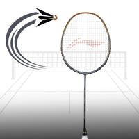 Li-Ning 3D Calibar 900 Professional Badminton Racquet, Gold/Grey - Best Price online Prokicksports.com