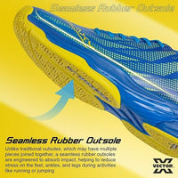 Vector X Galaxy Court Shoe for Badminton– Lightweight, Breathable Mesh, Durable Rubber Outsole, Anti-Slip Grip & Enhanced Comfort - Best Price online Prokicksports.com