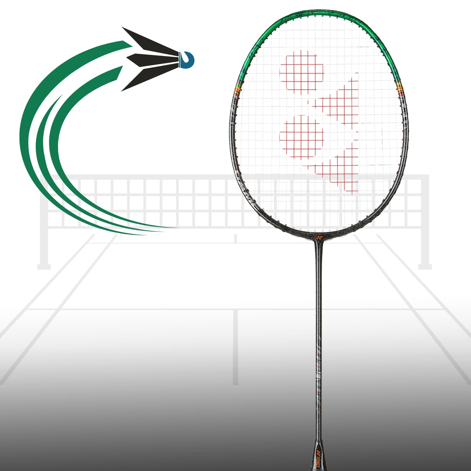 リリ　ヨネックス　ASTROX 99game Yonex ASTROX 99 GAME Badminton Racket (3AX99-G)– Black/Green