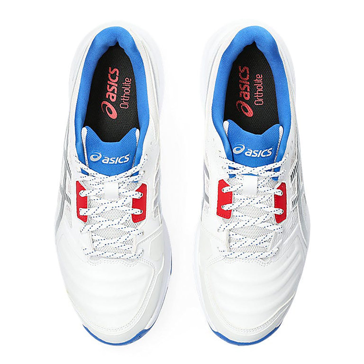 ASICS Men's Gel-Gully 7 Cricket Shoes, White/Pure Silver - Best Price online Prokicksports.com