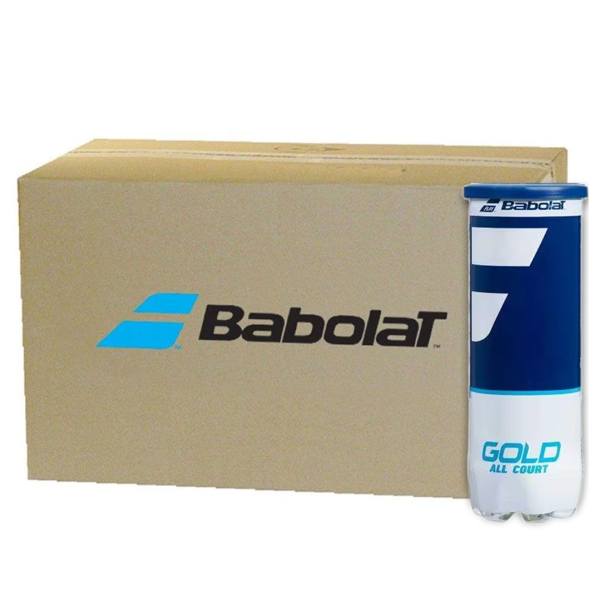 Babolat Gold All Court X3 Tennis Balls Carton 24 Cans