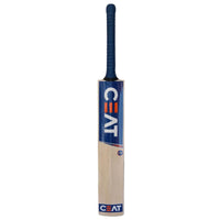 CEAT Gripp Star English Willow Cricket Bat | Grade 2, Flat Face, Clear Grains