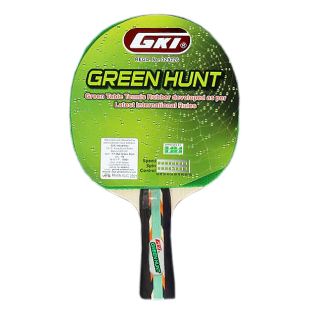 GKI Green Hunt Table Tennis Bat - Best Price online Prokicksports.com