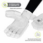 DSC Fury Right-Hand Men’s Batting Gloves, White/Black/Lime – Premium Leather Protection, Superior Grip & Comfort - Best Price online Prokicksports.com