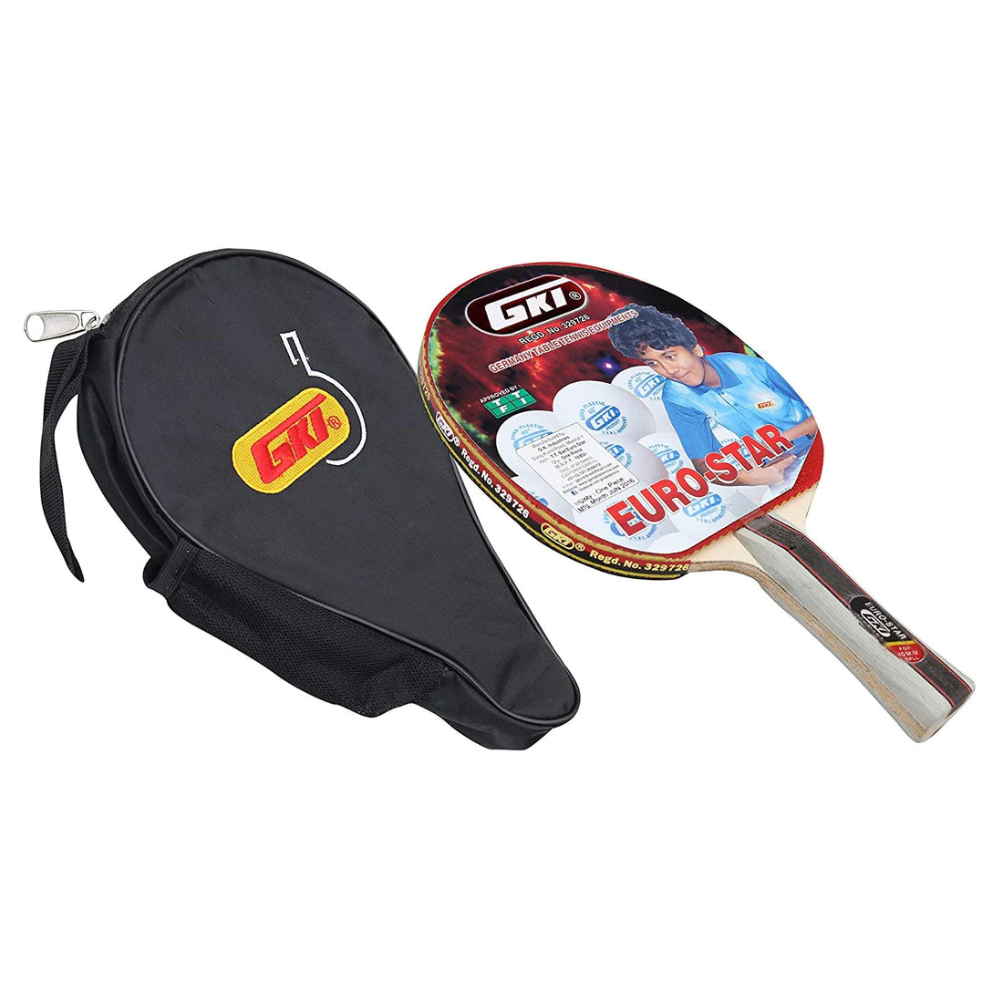 GKI Euro star Table Tennis Racket - Best Price online Prokicksports.com