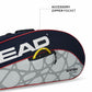 Head Ignition 6R Combi Badminton Kitbag Navy Grey | Durable Racket Bag with 6 Racket Capacity | Spacious Sports Kit Bag for Players & Professionals - Best Price online Prokicksports.com