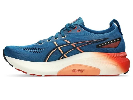 Asics Gel-Kayano 31 Men’s Running Shoes | Rich Navy/Spice Latte, 4D Guidance System, FF Blast Plus Eco Cushioning, PureGEL Soft Landings, Engineered Stretch Knit, Stability for 5K to Marathon - Best Price online Prokicksports.com