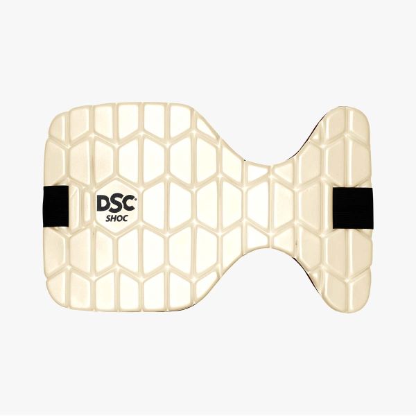 DSC Shoc Moulded Cricket Chest Guard | Lightweight Moulded Sheet, Elastic Straps & Towel Backing