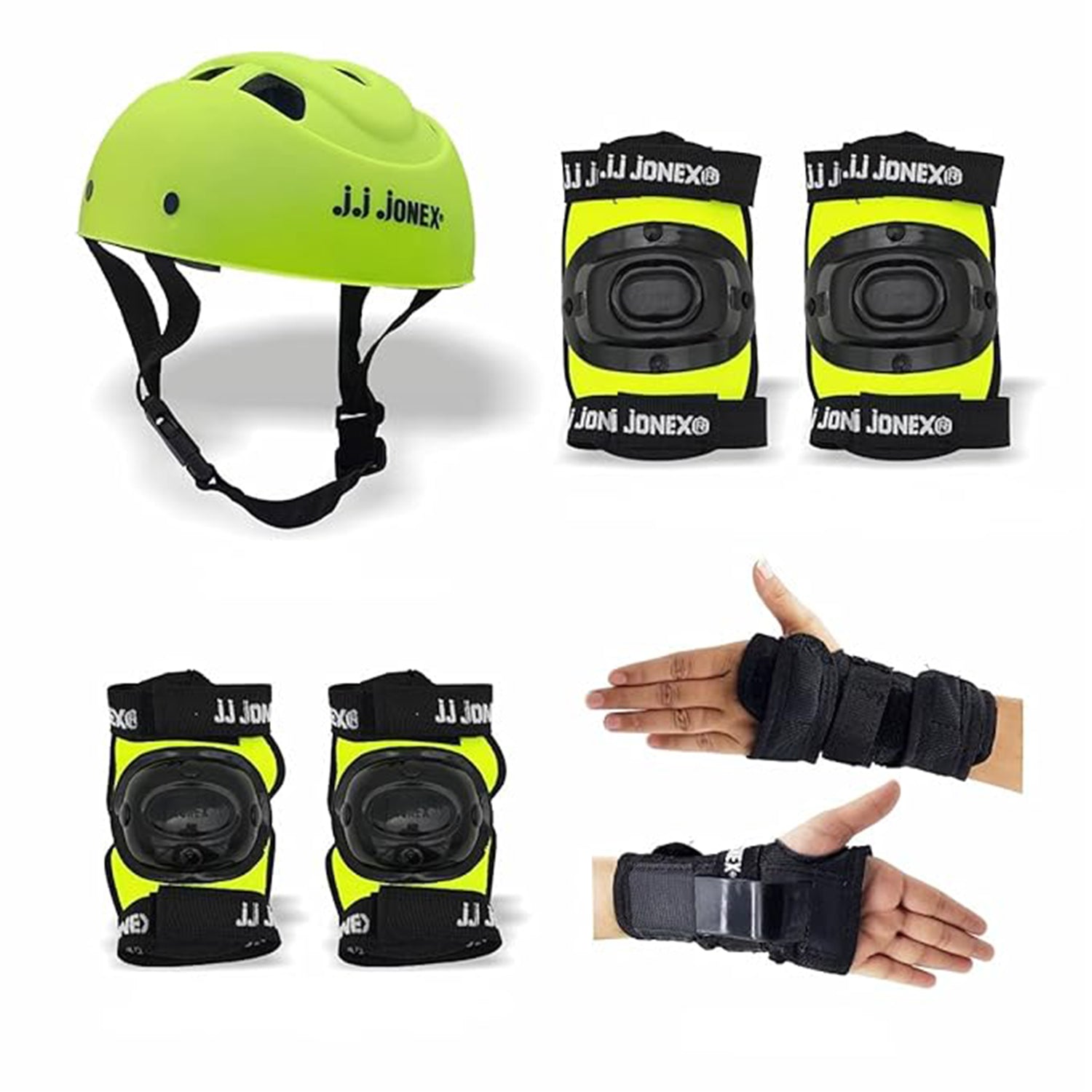 JJ JONEX Protective Set – Perfect for Skating, Riding, and Cycling (Age 4 to 7 Years) - Best Price online Prokicksports.com