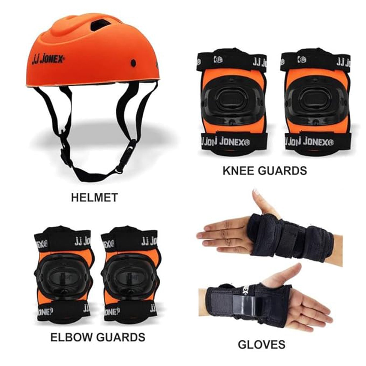 JJ JONEX Protective Set – Perfect for Skating, Riding, and Cycling (Age 4 to 7 Years) - Best Price online Prokicksports.com