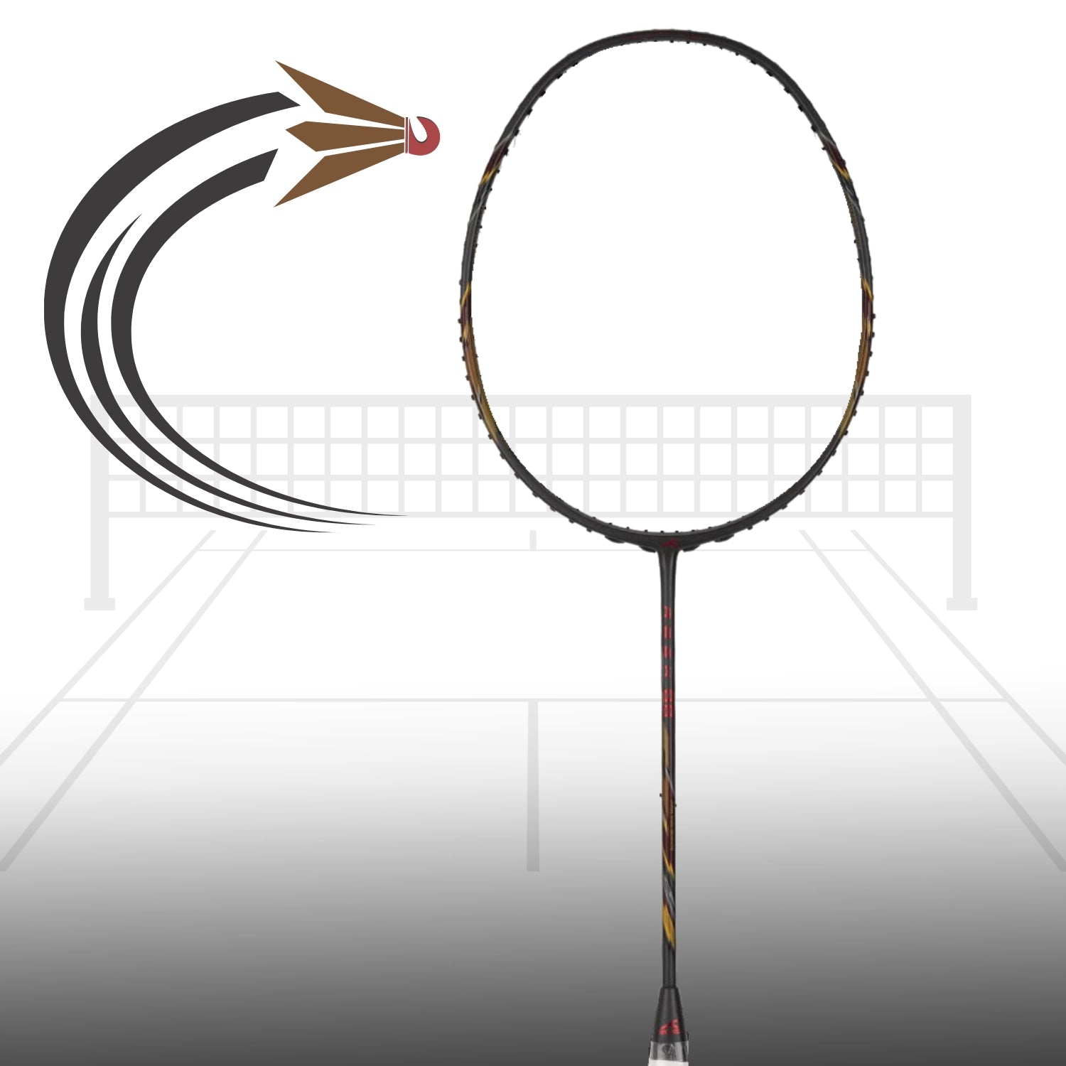 Hundred Rock 88 Carbon Fibre Strung Badminton Racquet - Best Price online Prokicksports.com