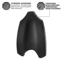 TYR Hydrofoil Kickboard for Swim Training, Black - Best Price online Prokicksports.com