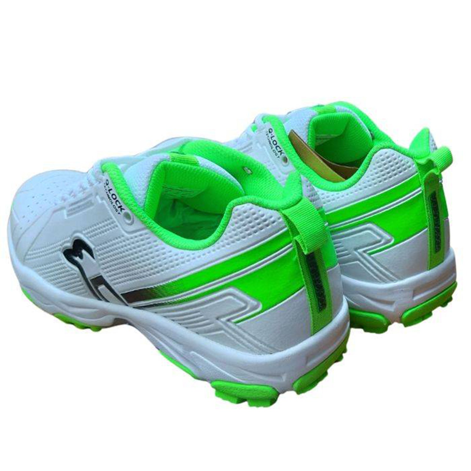 Kookaburra Pro 3.0 Rubber Cricket Shoes - Durable, Lightweight & Stylish | Rubber Cricket Shoes, Lightweight Cricket Shoes - Green/White - Best Price online Prokicksports.com