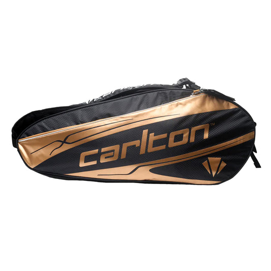 Carlton Kinesis Tour 3 Compartment Racquet Bag, Black/Copper - Best Price online Prokicksports.com