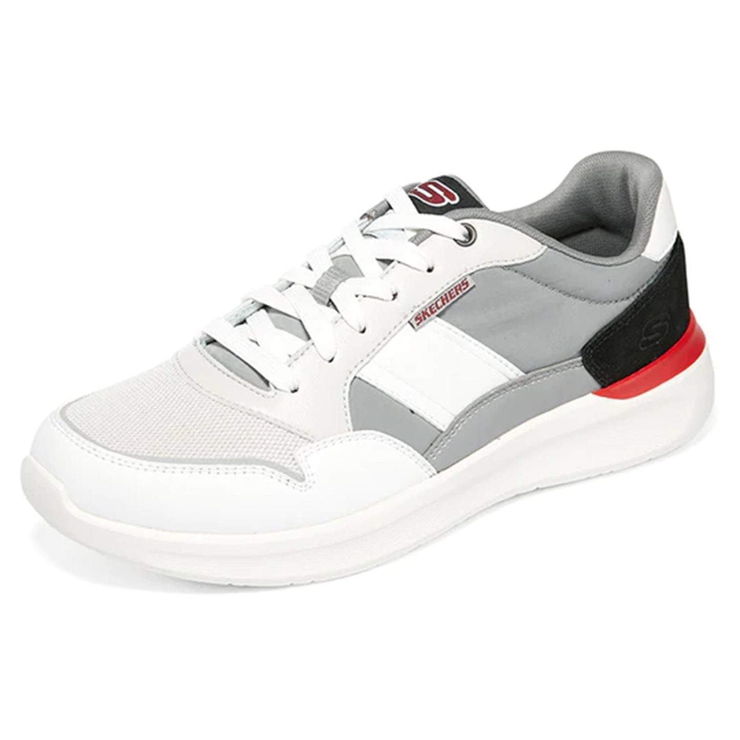 Skechers Lattimore Men's Running Shoe, Light Gray - Best Price online Prokicksports.com