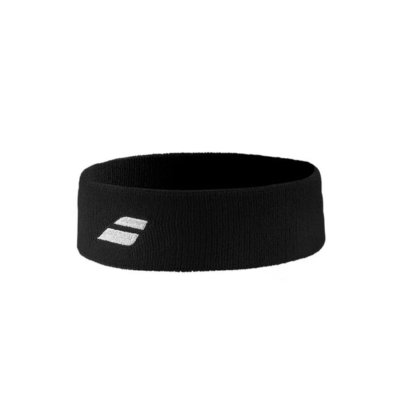 Babolat Logo Headband – Black | Sweat-Absorbing & Comfortable Head Support for Court Sports