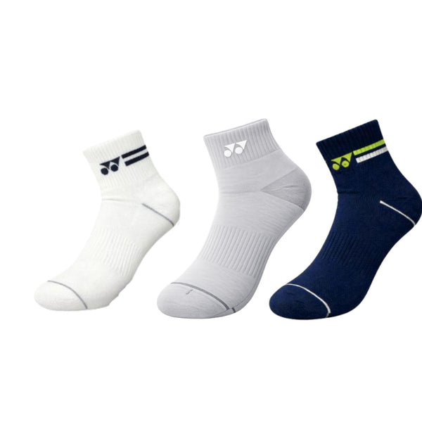 Yonex 2575T Men’s Socks – 3 Pair (3 in 1 Pack) | Breathable & Cushioned Sports Socks for Comfort and Performance