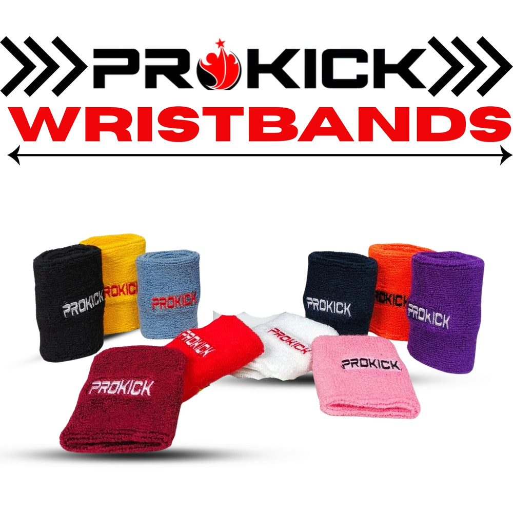 Prokick Wrist Band Assorted – Pack of 10 | Moisture-Wicking Sports Wristbands for Court & Gym Use