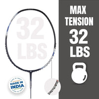 Yonex Astrox Attack 9 Strung Badminton Racquet – Dark Purple | Lightweight, Head-Heavy Racquet for Advanced Players | Power, Speed & Precision on Court - Best Price online Prokicksports.com