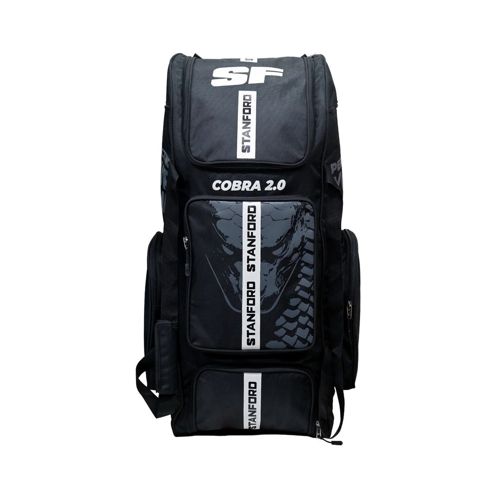 SF Cobra 2.0 Duffle Wheelie Cricket Kit Bag | Premium 1680D Fabric | Dual Wheels | Internal Bat Sleeves
