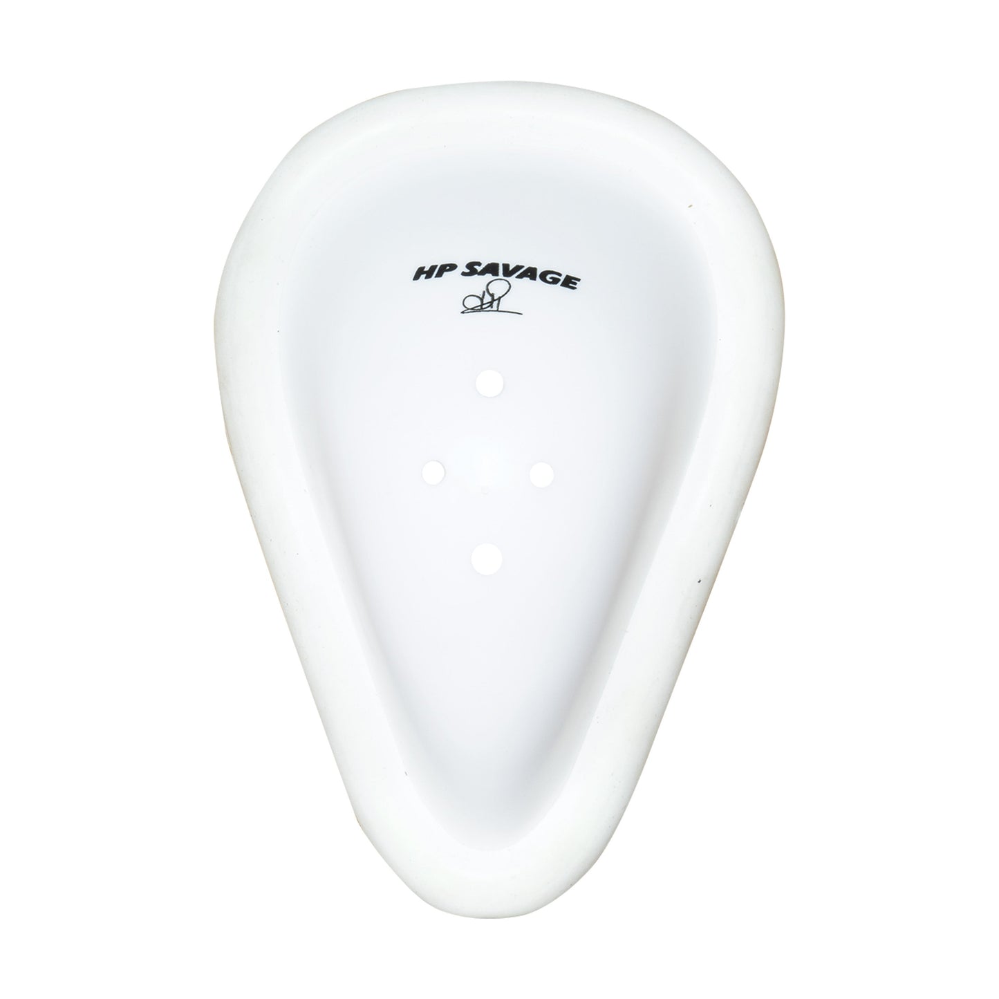 SG HP Savage Abdominal Pad (White, Adult Size) | High-Impact Resistant Cricket Groin Guard