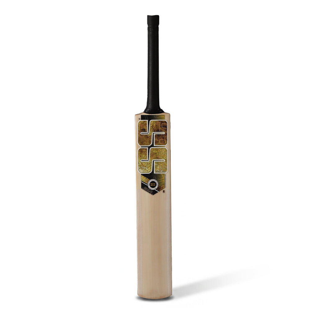 SS Premium Gold Kashmir Willow Cricket Bat - SH | Selected Grade 1 Kashmir Willow