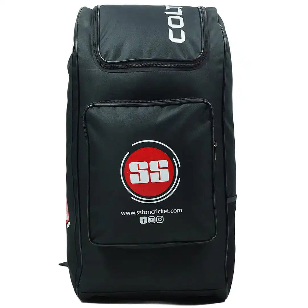 SS Colt Cricket Kit Bag - Black | Compact Training & Equipment Bag